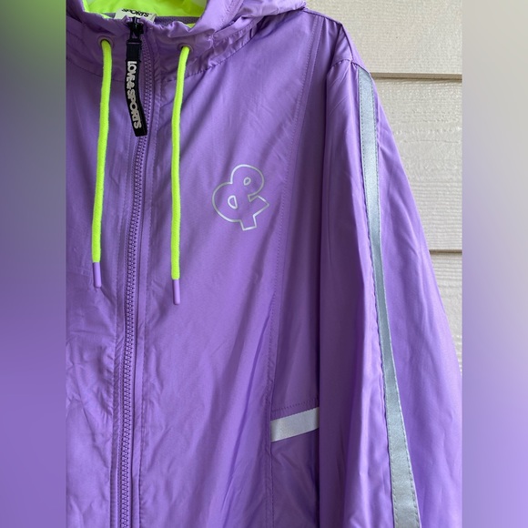 NWT Love & Sports’ Track Jacket with Hood Medium - Picture 4 of 8